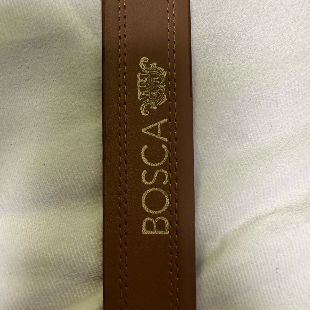 Bosca Rich Brown Leather Accessory